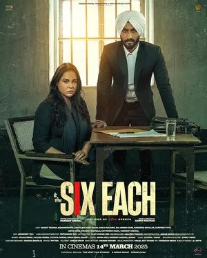 Six Each 2025 Punjabi Movie Poster